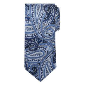 TASSO ELBA blue Men's Paisley Silk Classic Neck Tie
